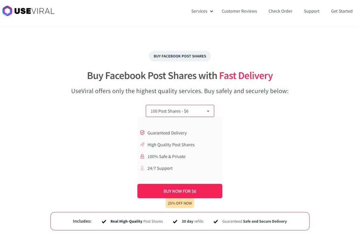 useviral - Best Sites To Buy Facebook Post Shares