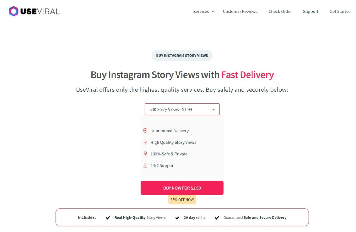 useviral buy Instagram story views monthly
