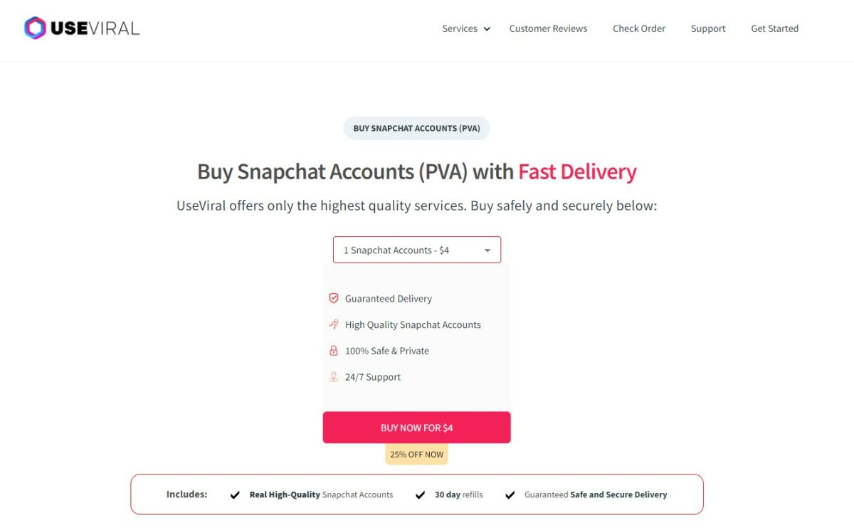 useviral - best sites to buy snapchat accounts