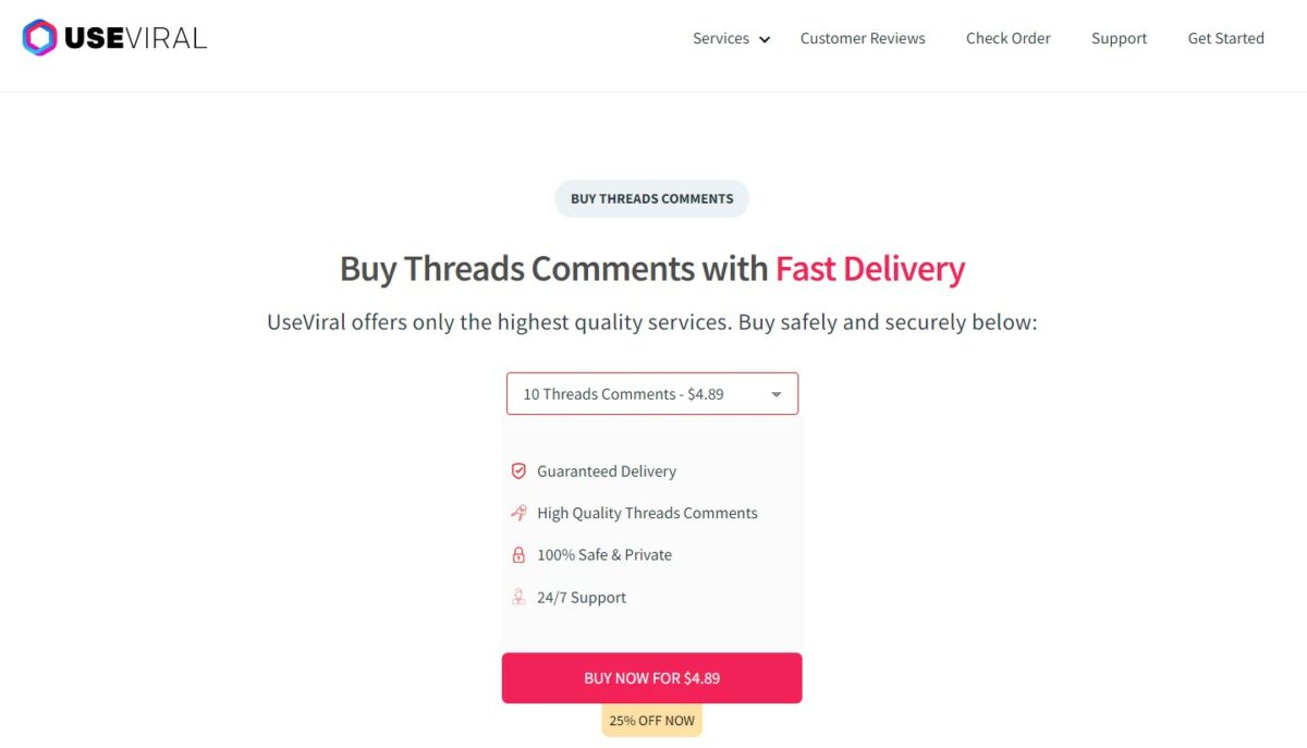 useviral - best sites to buy threads comments