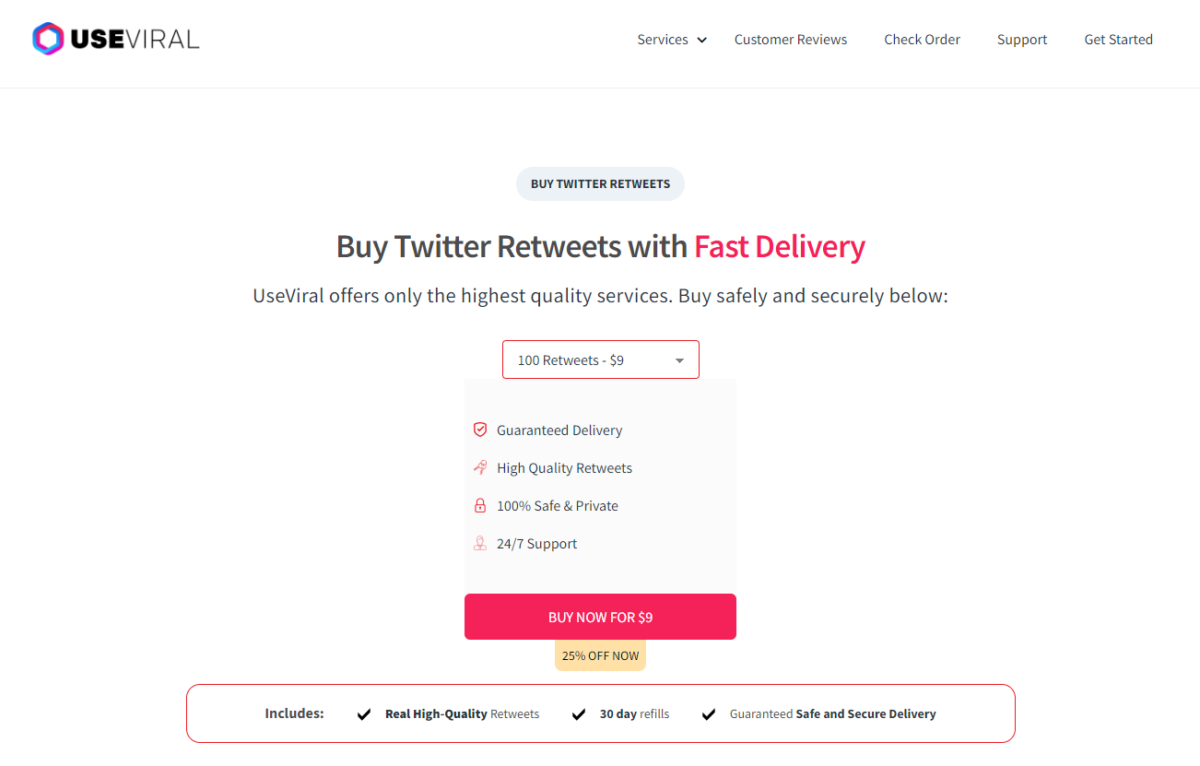 useviral buy twitter auto retweets