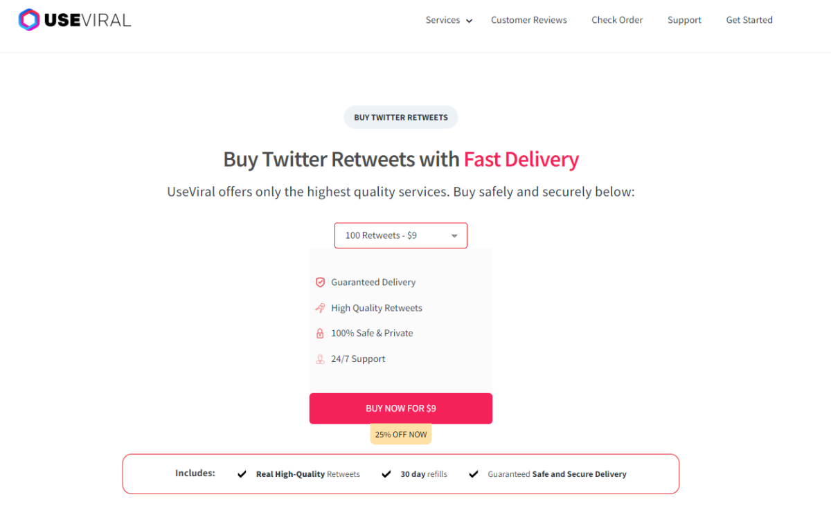 useviral - Best Sites To Buy Twitter Retweets
