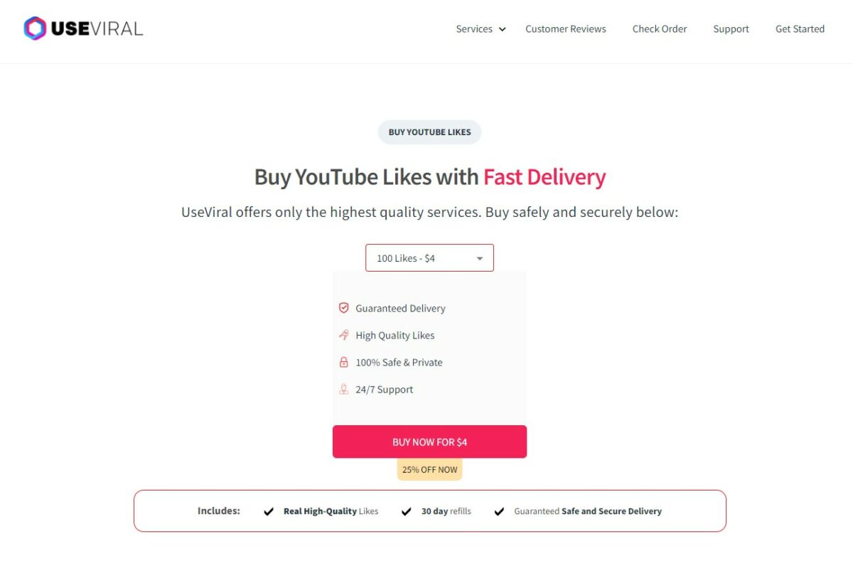 useviral - best sites to buy youtube likes