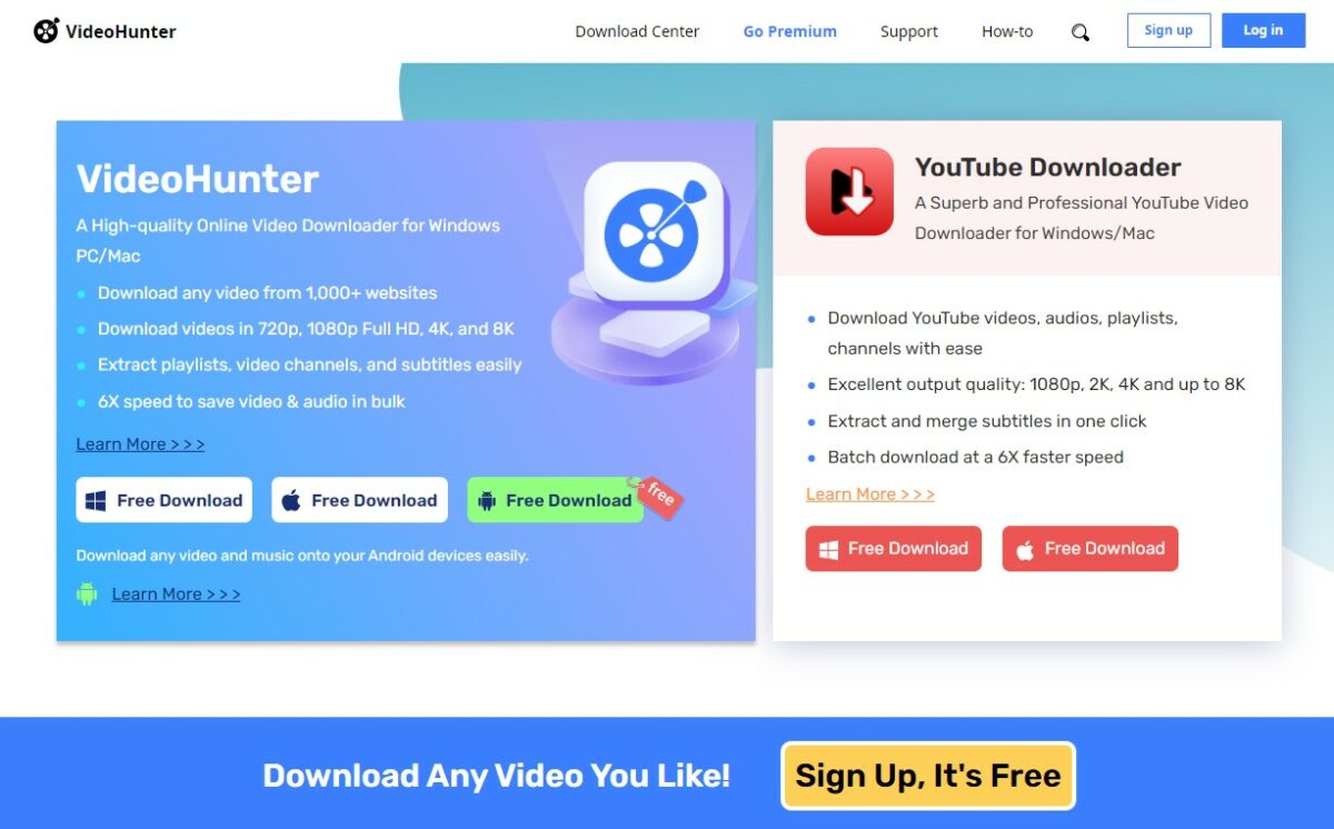 video hunter Youtube Playlist Downloader Tools