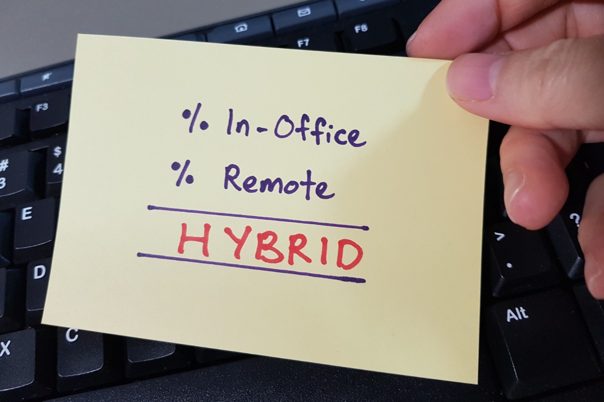 employees favor hybrid work
