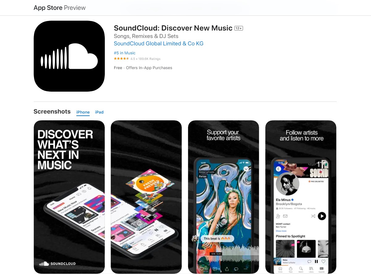 soundcloud Best Money Making Apps