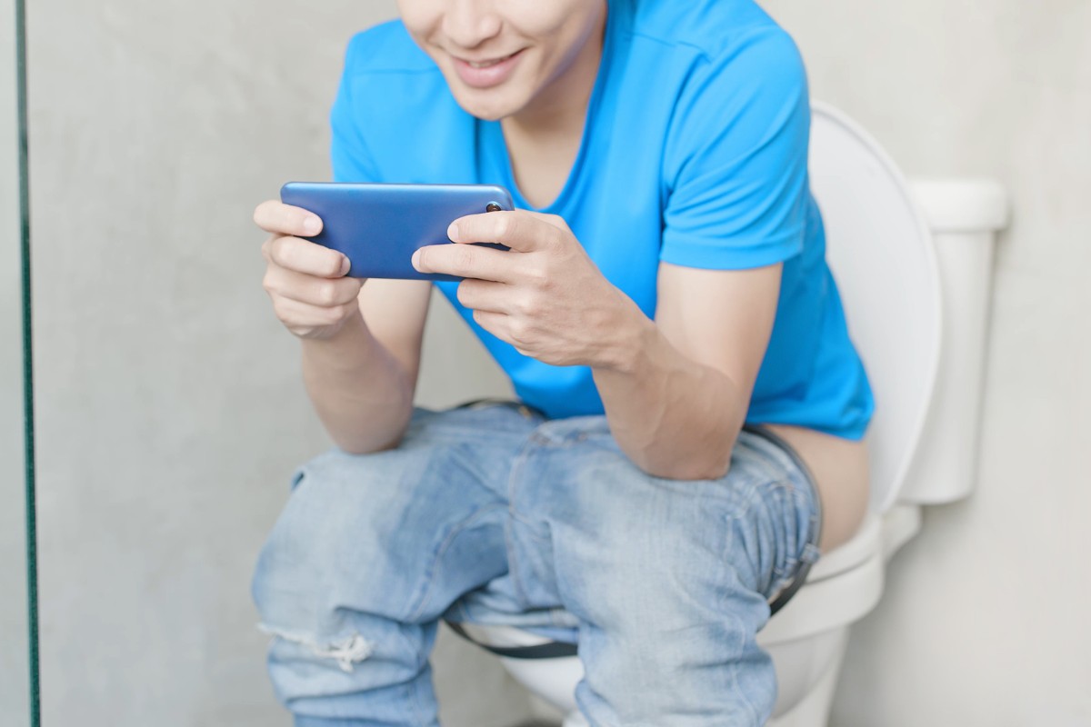 50% of mobile gamers play their games while in the bathroom.
