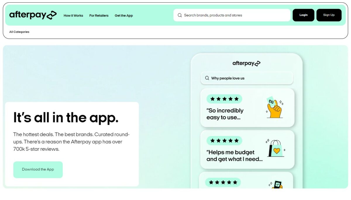 AFTERPAY Buy Now, Pay Later, No Credit Check, Instant Approval Websites