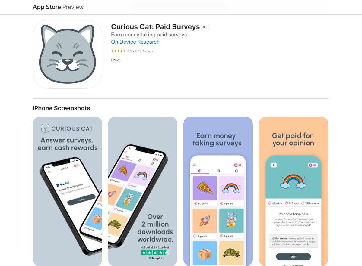 Curious Cat survey apps