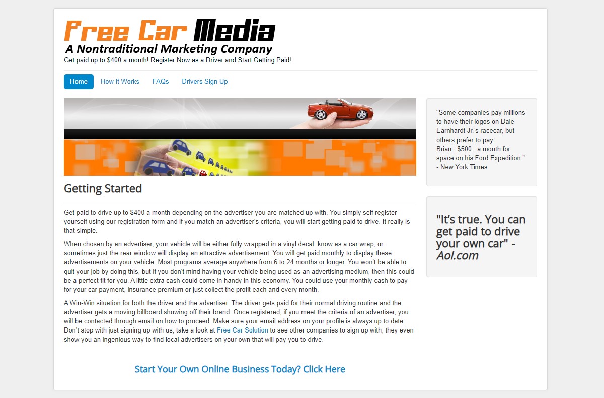 Free Car Media Get Paid To Advertise On Your Car
