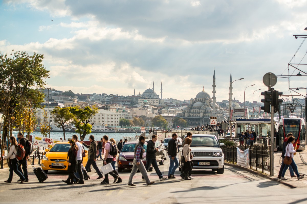 The world’s longest average commute on public and/or shared transportation is in Istanbul, Turkey (77 minutes)