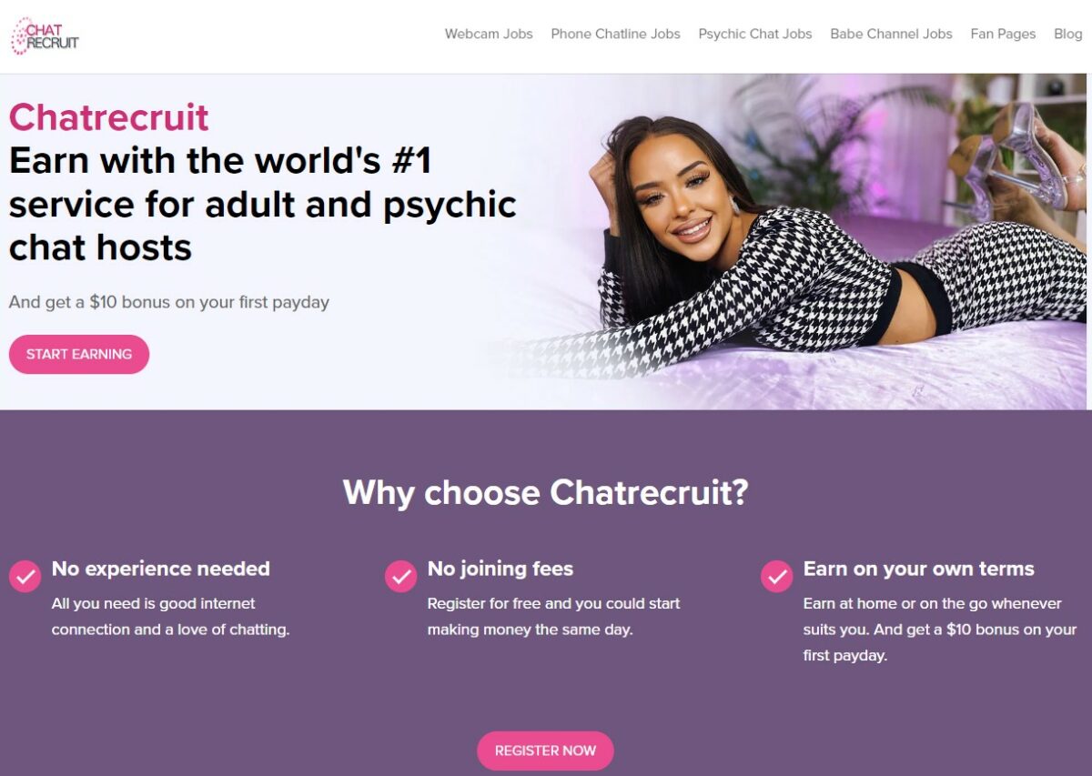 chat recruit Places to Get Paid to Talk to Lonely People