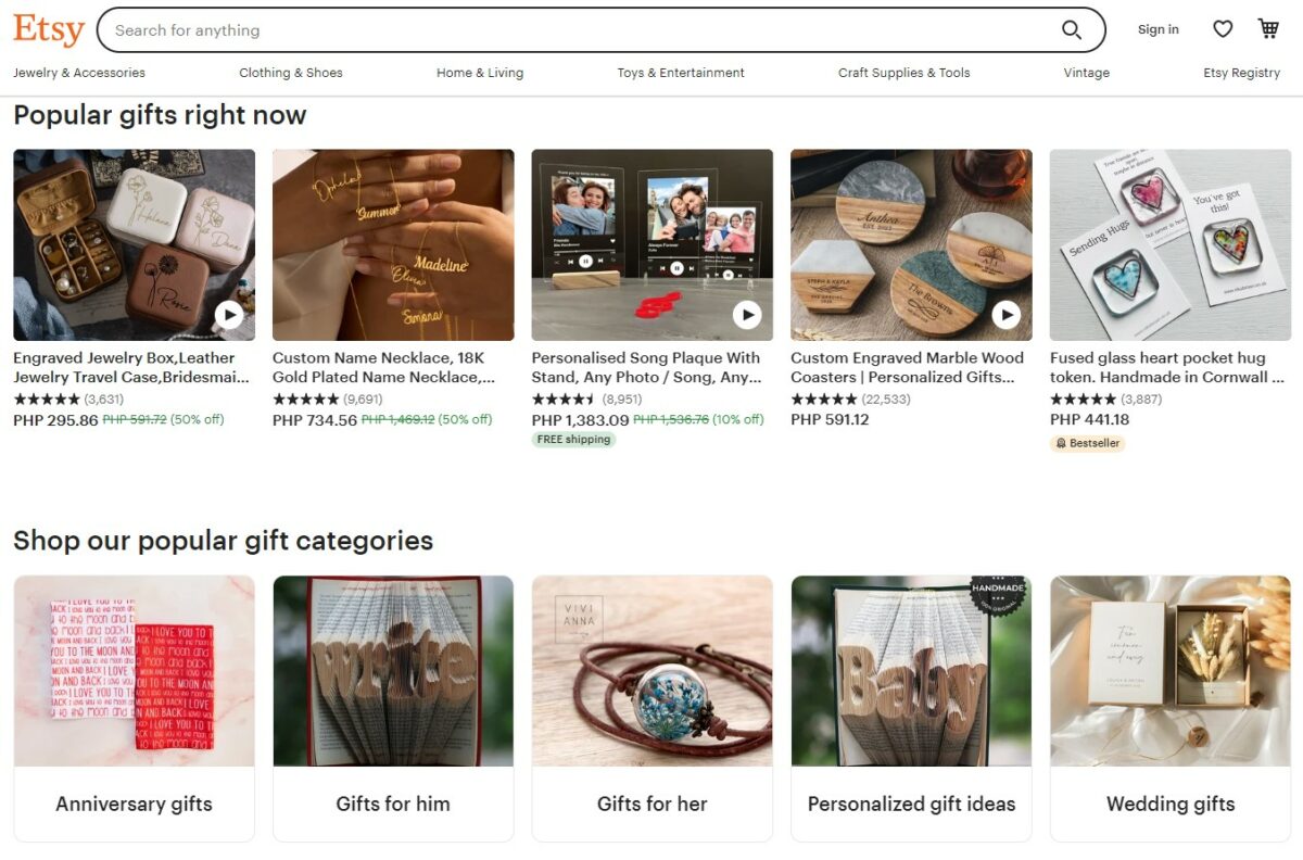 etsy Places to Sell Your Photos Online