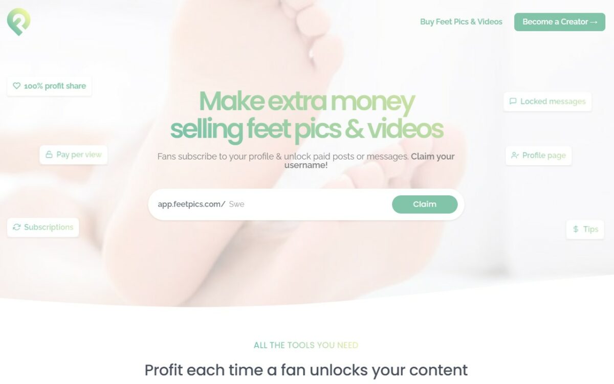 feetpics apps to sell feet pics
