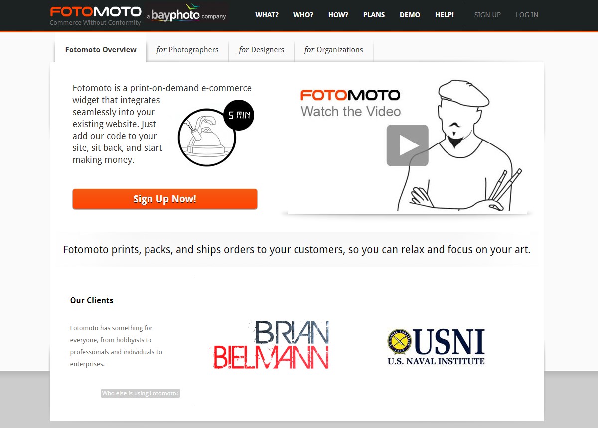 fotomoto Places to Sell Your Photos Online