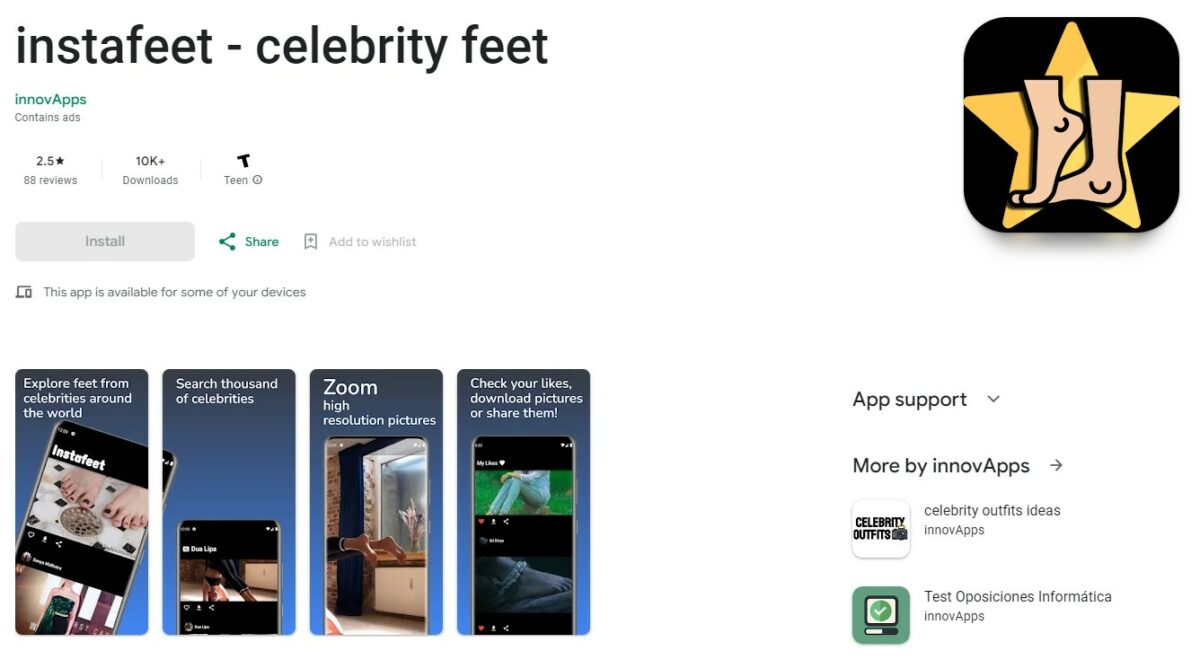 instafeet apps to sell feet pics