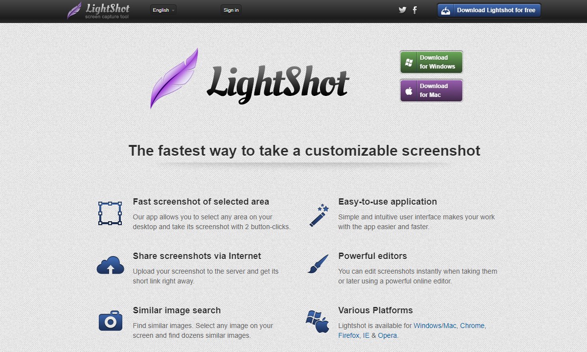 Lightshot Using Third-Party Tools for Screenshots