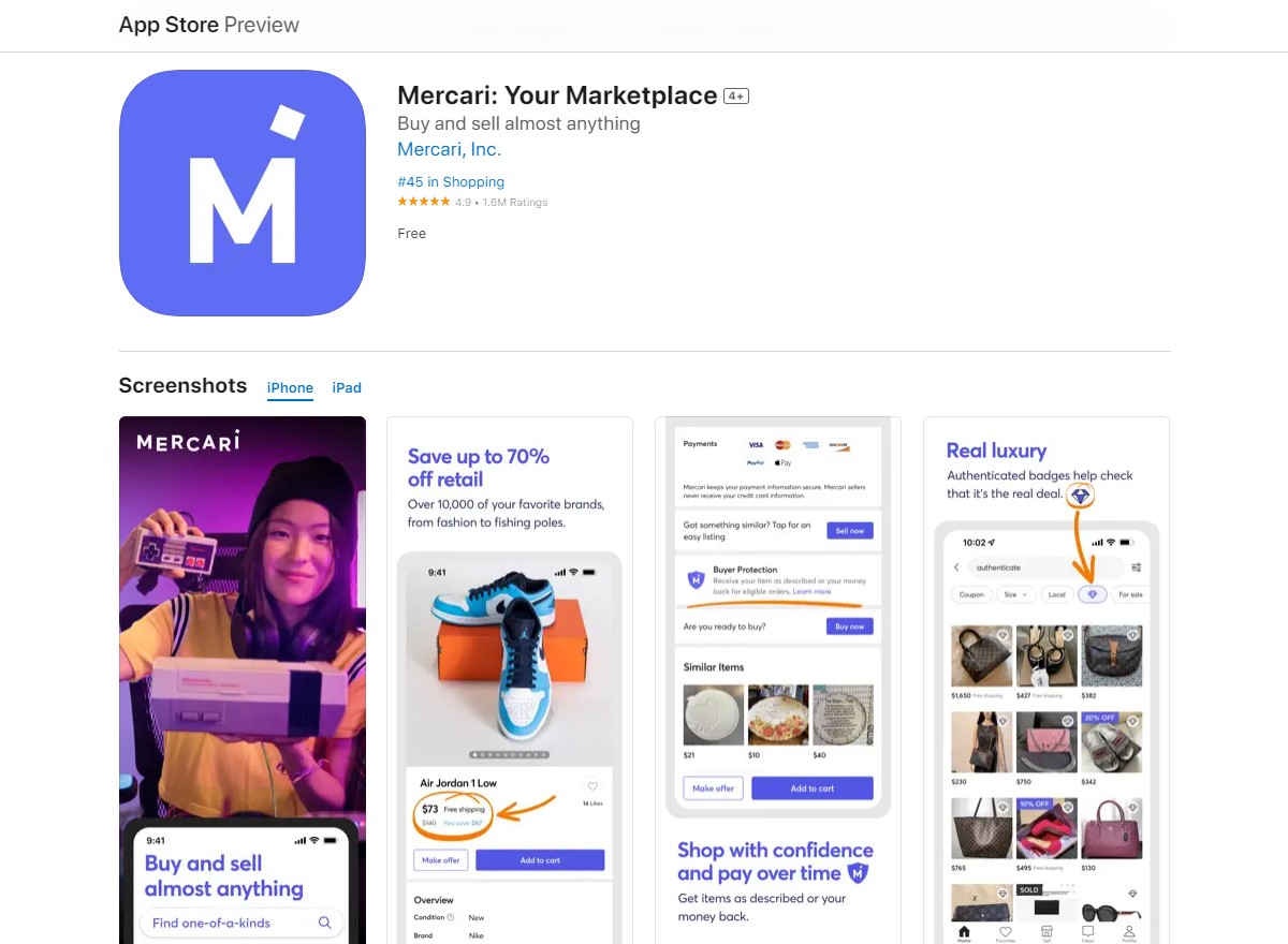 mercari Apps That Give An Instant Sign-Up Bonus