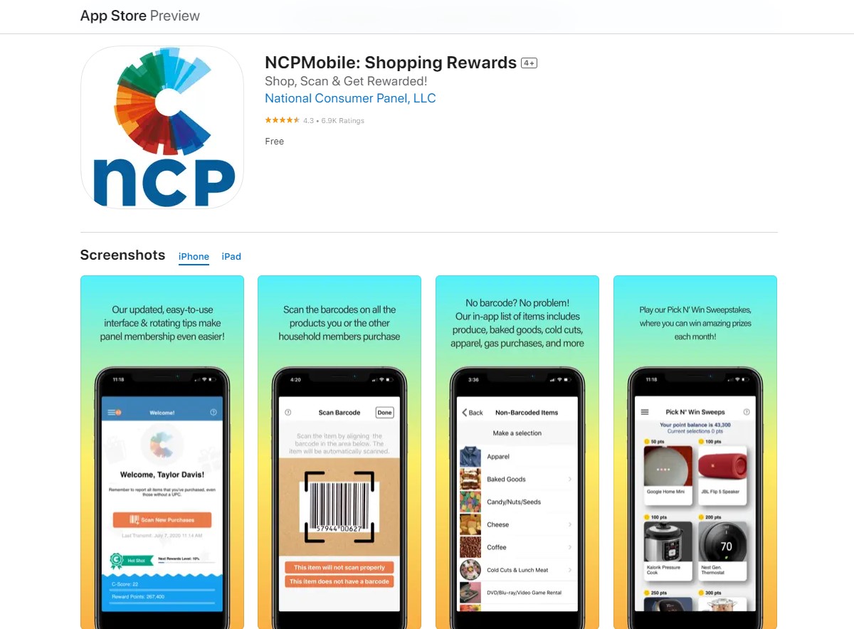 ncpmobile national consumer panel Apps That Scan Receipts for Money