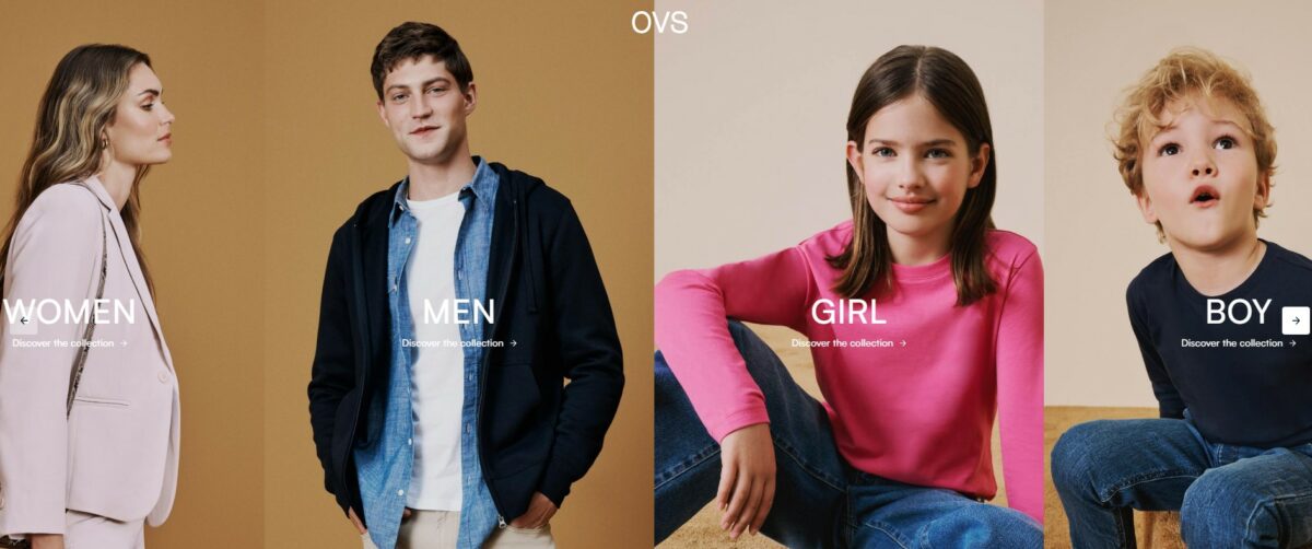 The most transparent fashion company is OVS