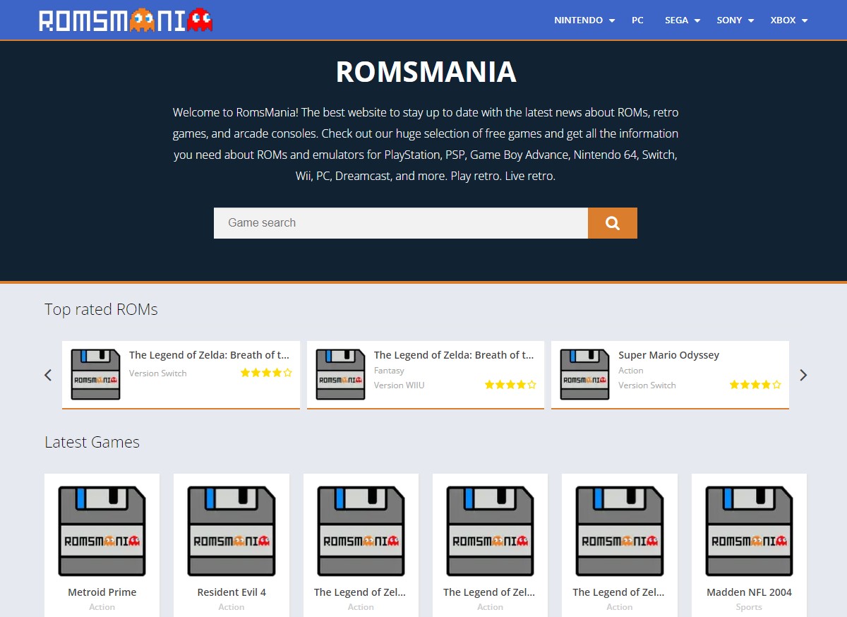 romsmania ROM Sites to Download Safe ROMs