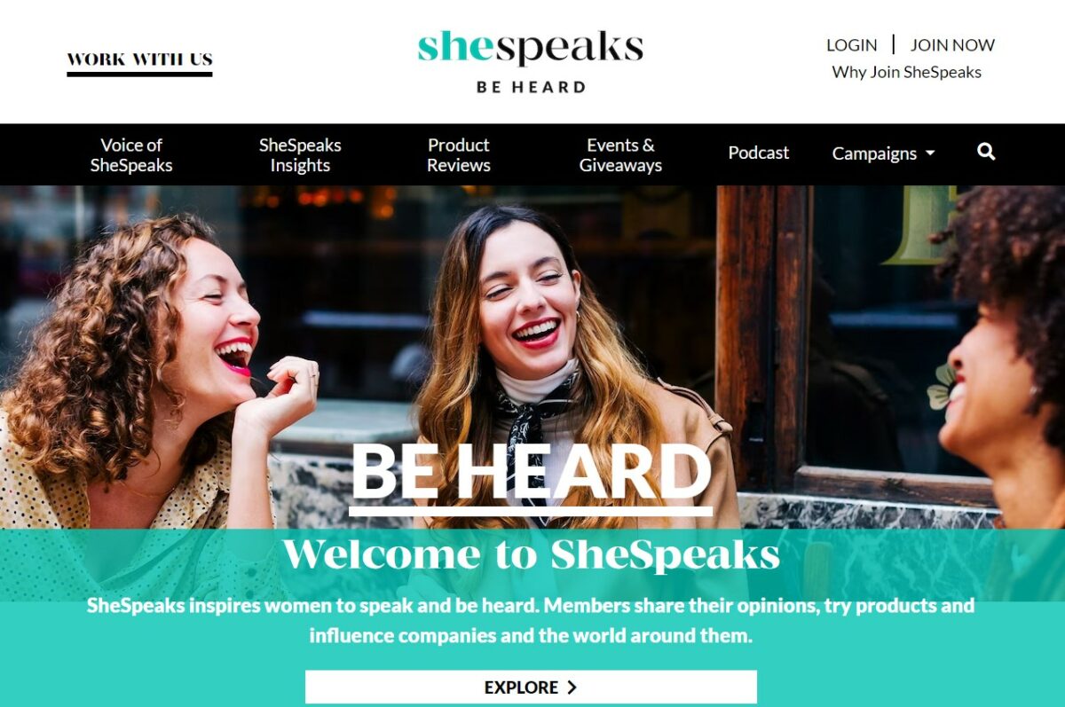shespeaks How to Get Paid to Review Products