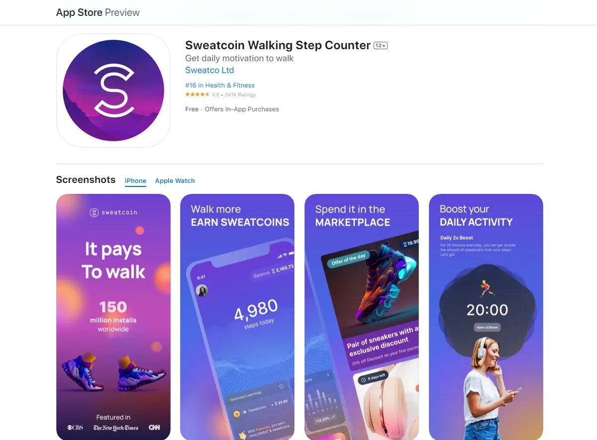 sweatcoin Apps That Give An Instant Sign-Up Bonus