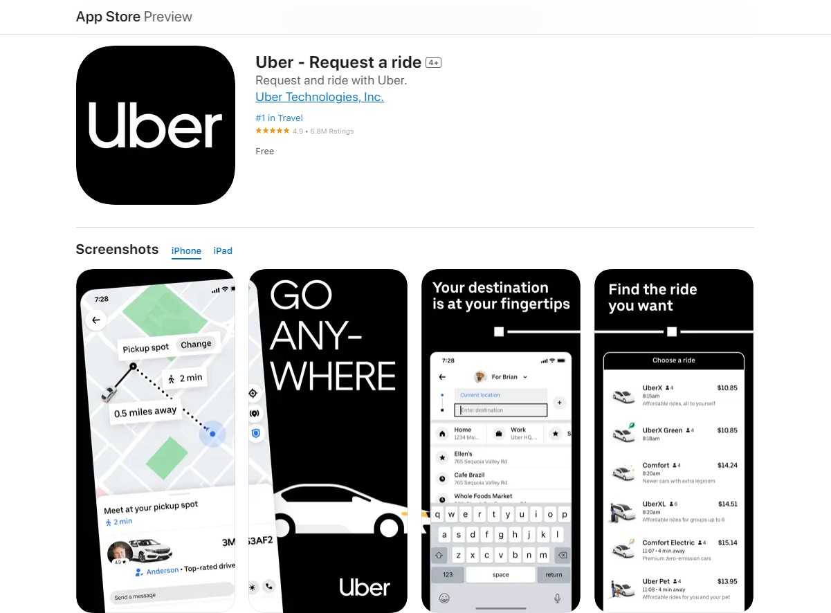 Top 4 Uber features that customers love