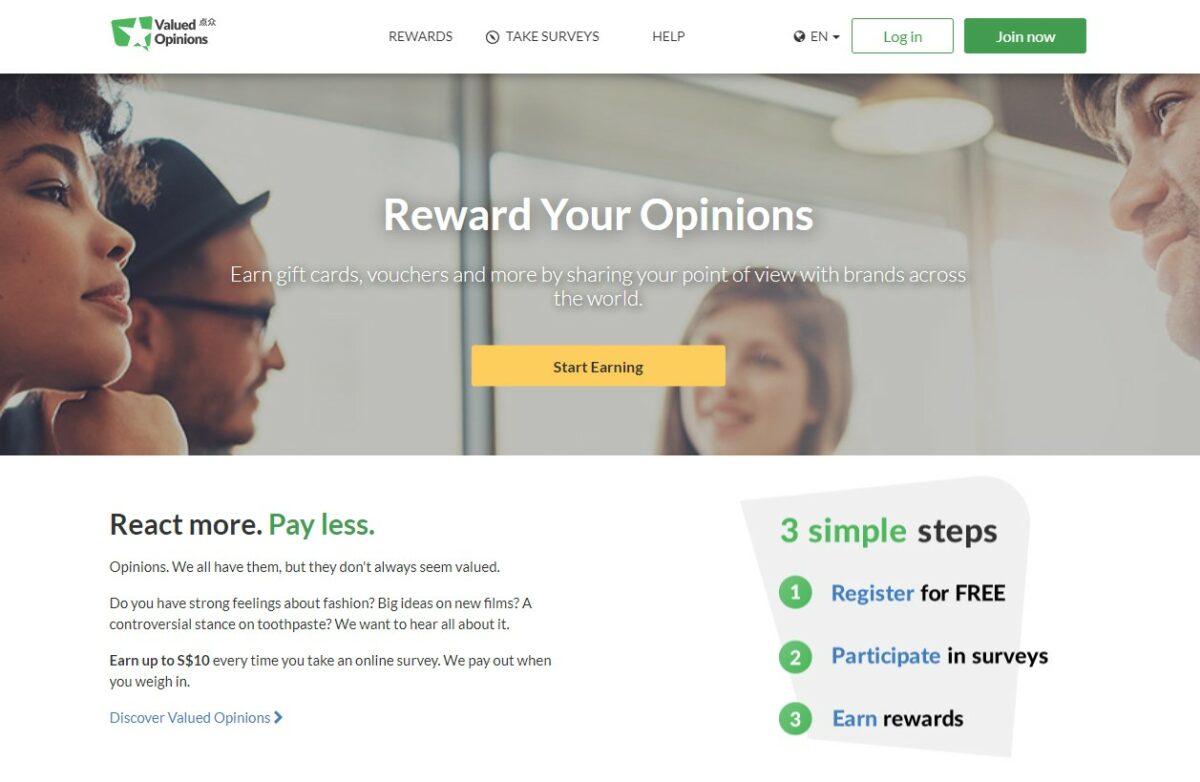 valued opinions Best Survey Sites