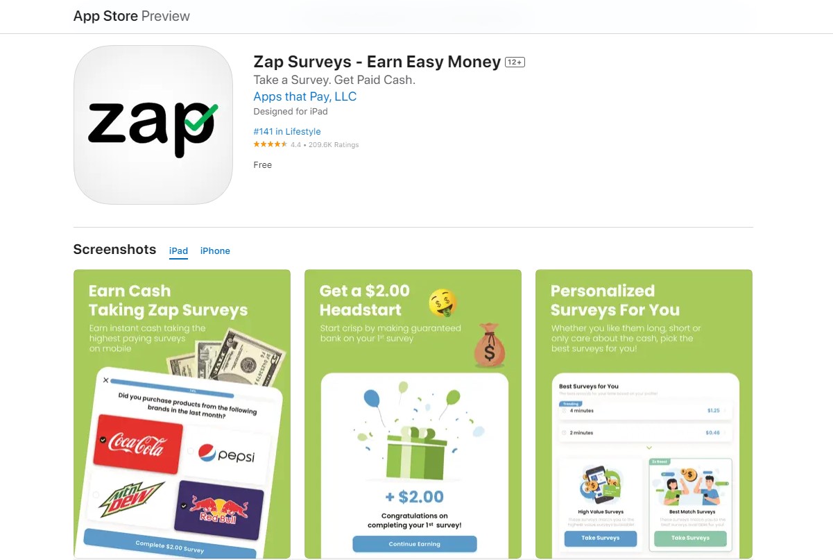 zap surveys survey apps