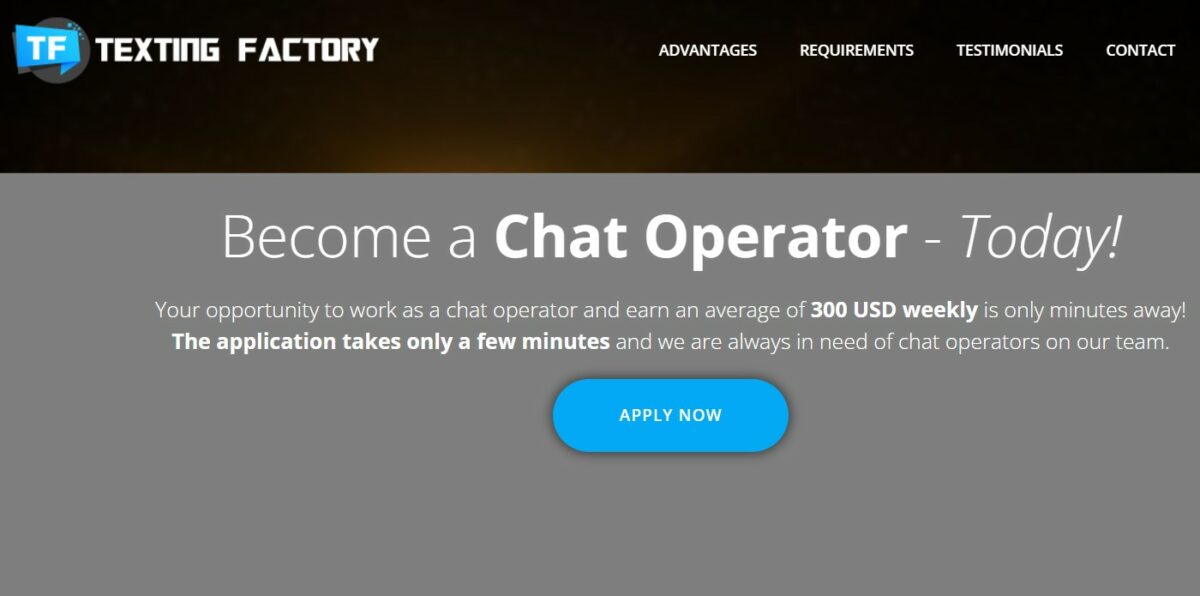 Texting Factory How to Get Paid to be a Virtual Friend