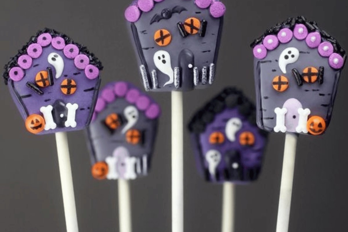 Haunted House Cake Pops Halloween Treats to Sell