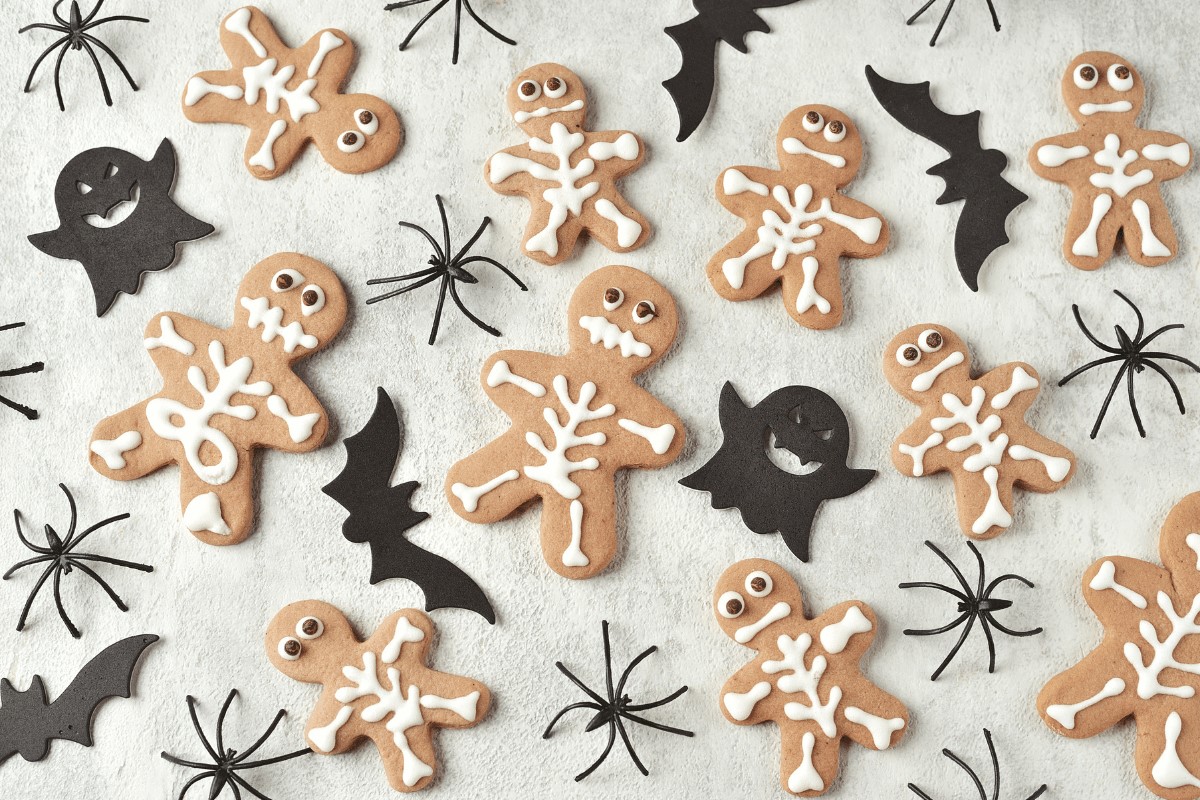 Skeleton Gingerbread Cookies Halloween Treats to Sell