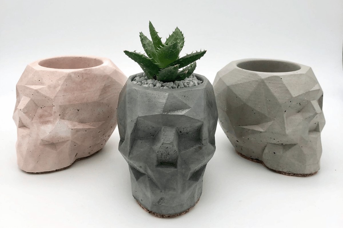 Skull Planters Halloween Decor to Make and Sell 