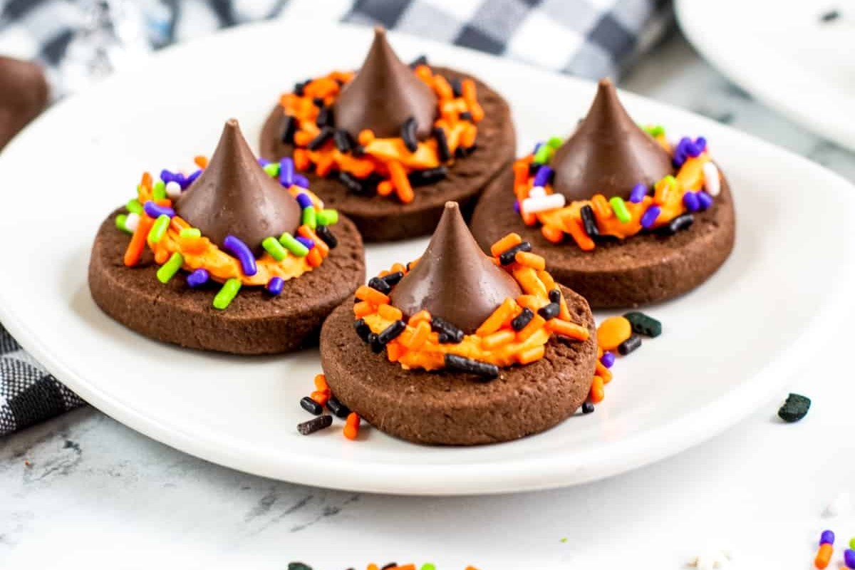 Witch Hat Cookies Halloween Treats to Sell
