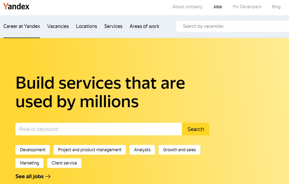 Yandex Best Web Search Evaluator Jobs