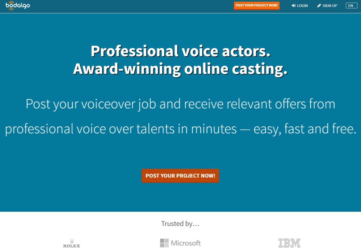 bodalgo Best Voice Over Jobs for Beginners From Home
