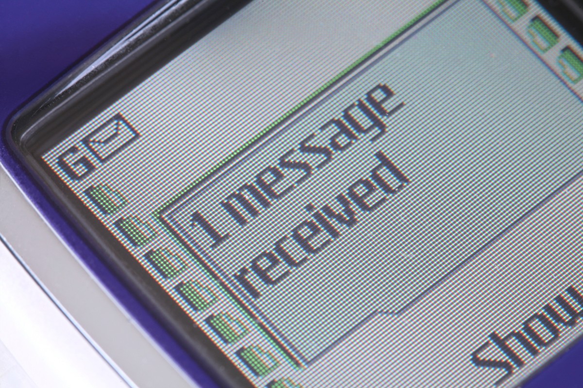 The very first SMS text was sent in December 1992.