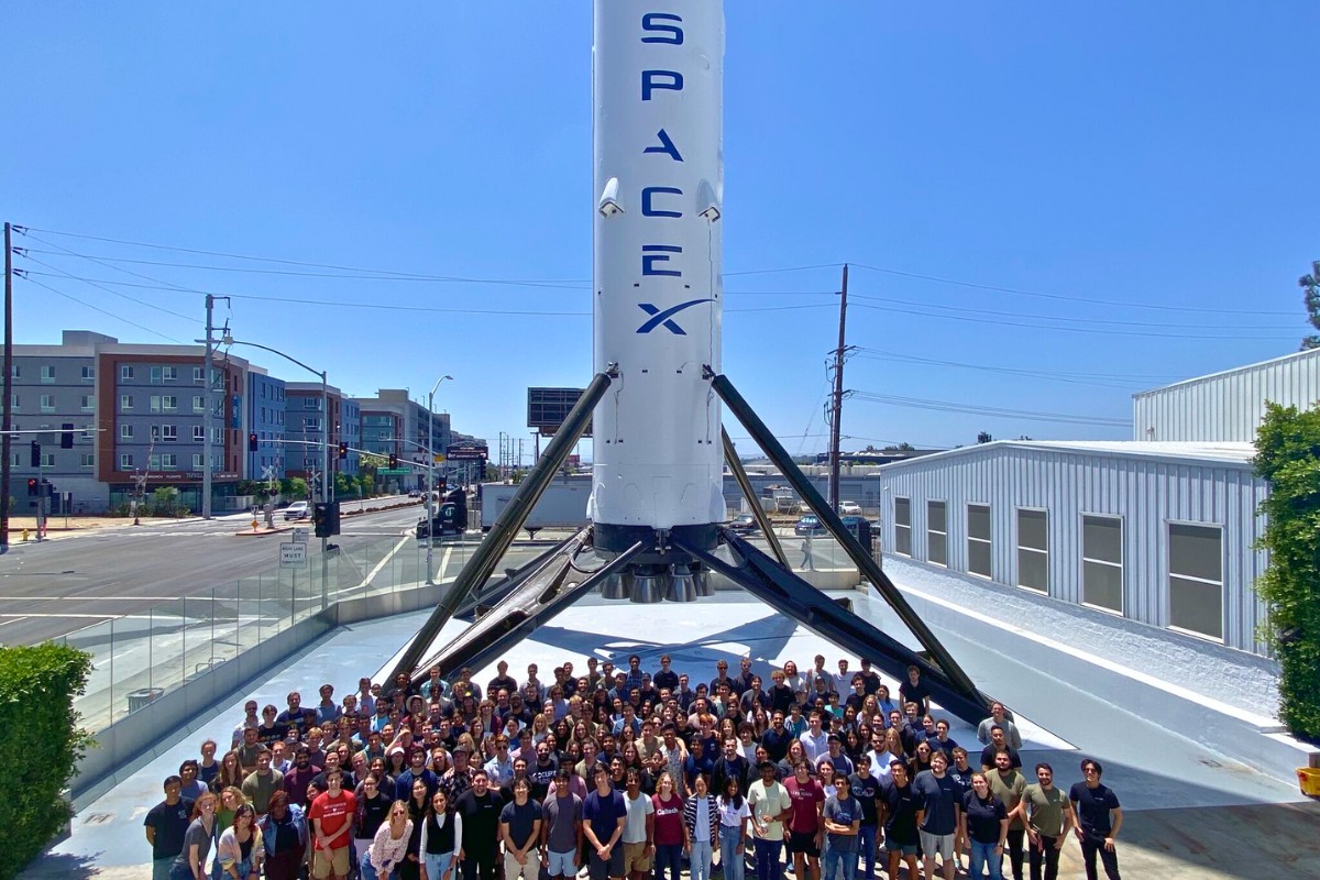About half of SpaceX's workforce are White