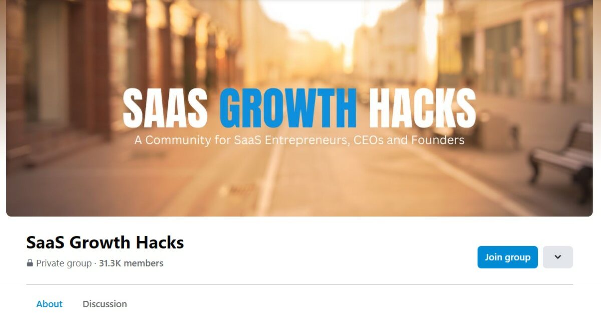 Software as a Service (SaaS) Growth Hacks Best Facebook Groups for Business