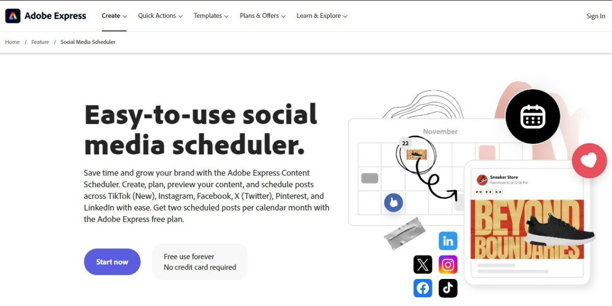 contentcal adobe express social media scheduler Best Social Media Marketing Tools