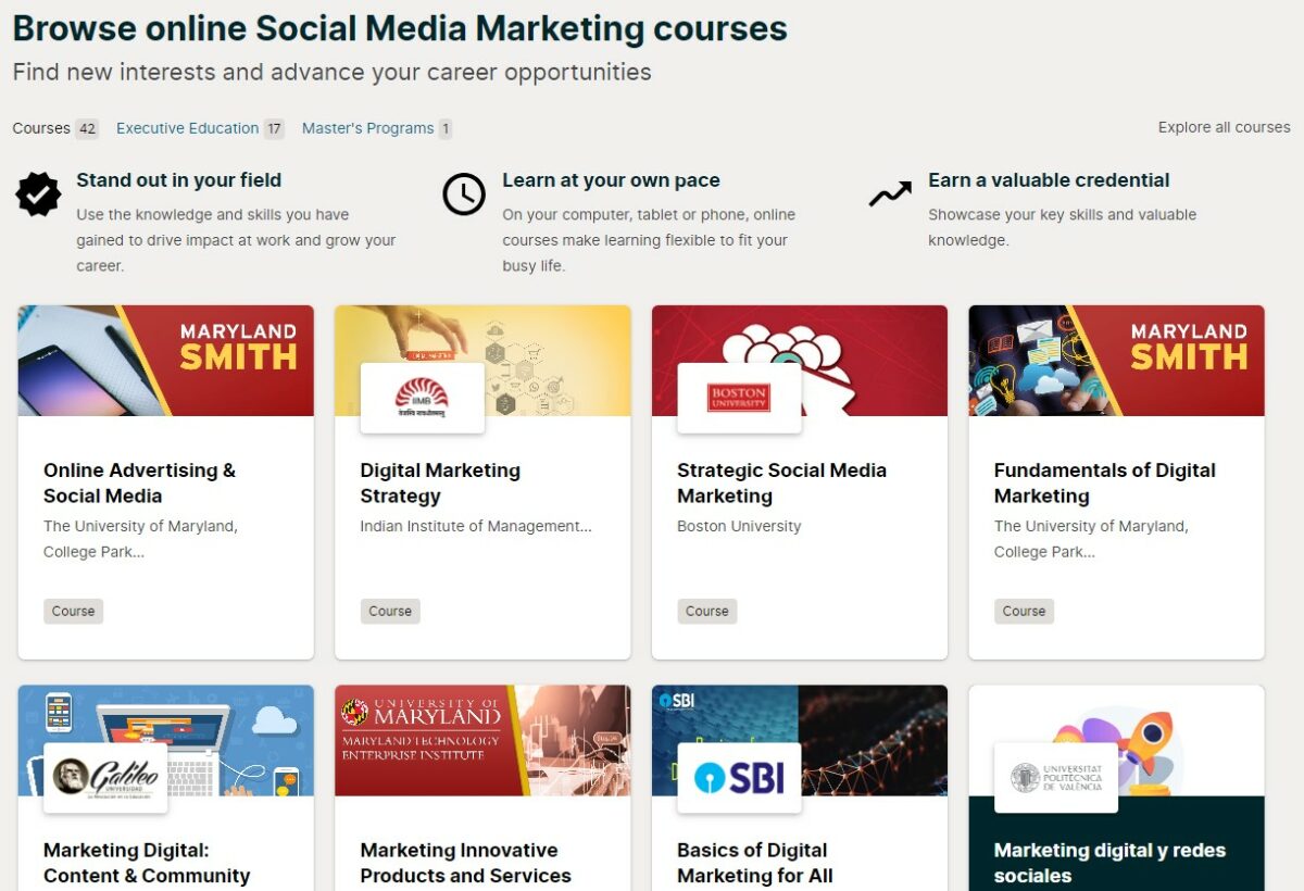 edx social media marketing course