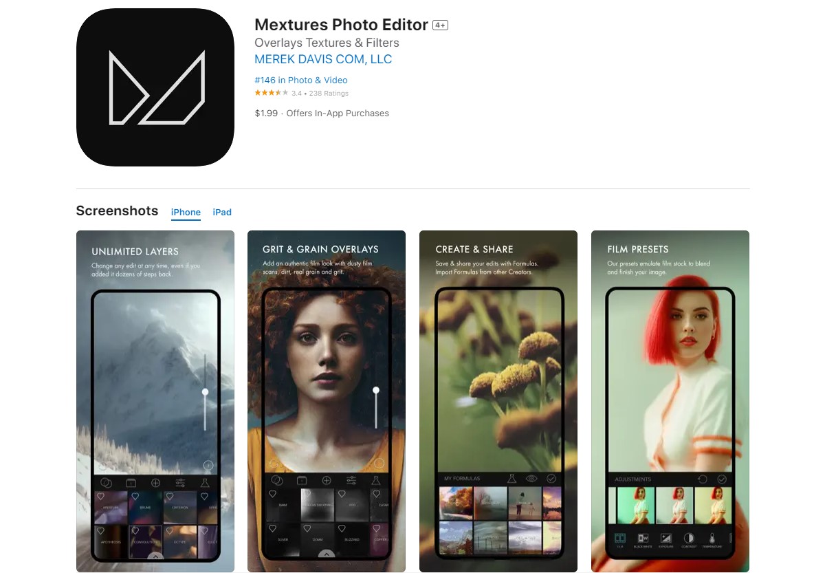 mextures Photo Editing Apps For Instagram