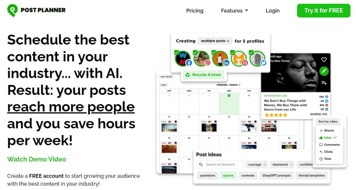 post planner Best Social Media Marketing Tools
