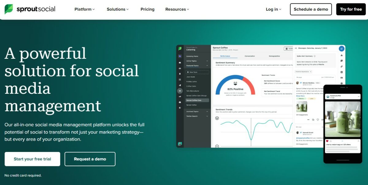 sprout social Best Social Media Marketing Tools