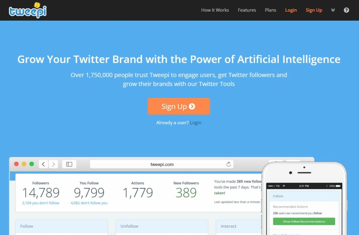 tweepi Social Media Marketing Services