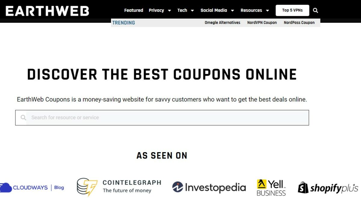 Earthweb coupons Best Coupon Sites