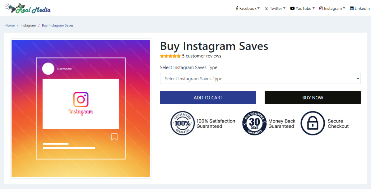 Buy Real Media Buy Instagram Saves