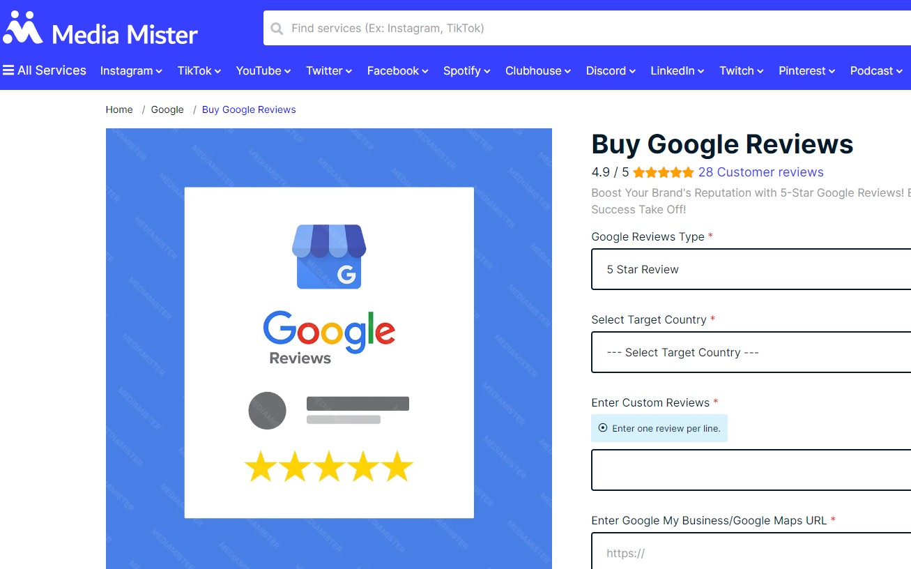 media mister Best Sites to Buy Female Google Reviews